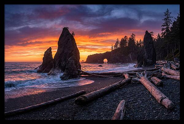 Rialto Beach Sunset Serenity