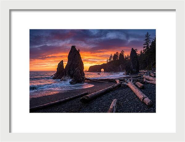 Rialto Beach Sunset Serenity