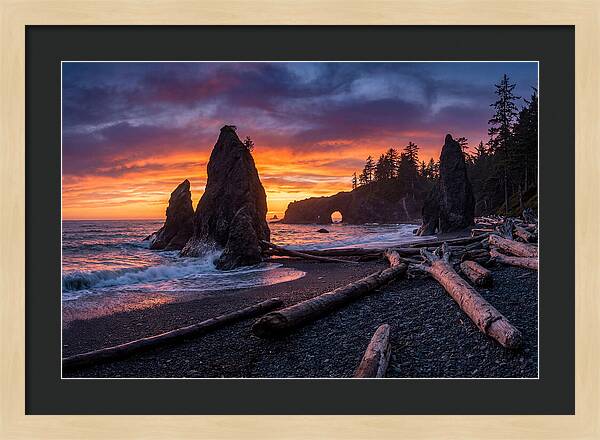 Rialto Beach Sunset Serenity
