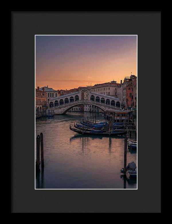 Rialto Bridge At Dusk