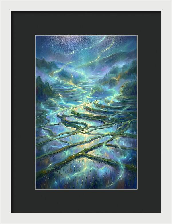 Rice Paddy Landscape