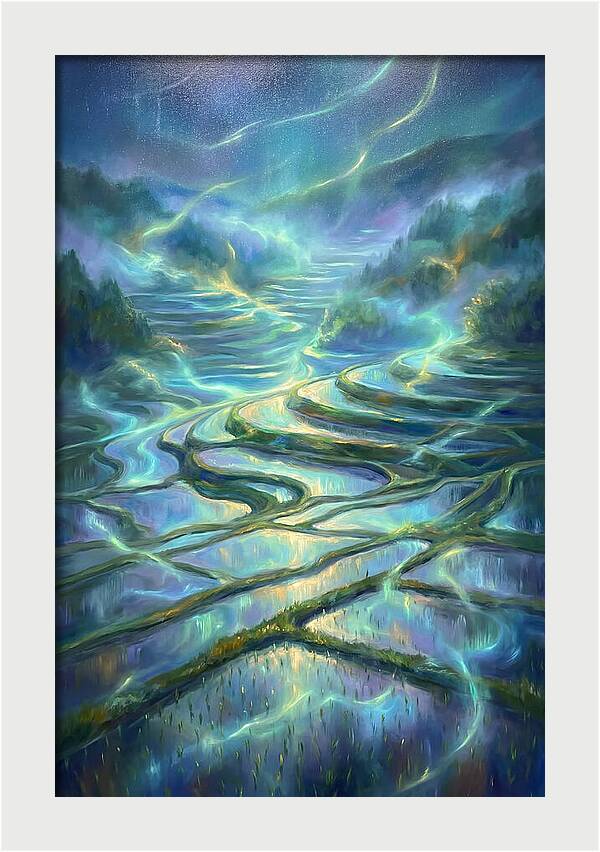 Rice Paddy Landscape