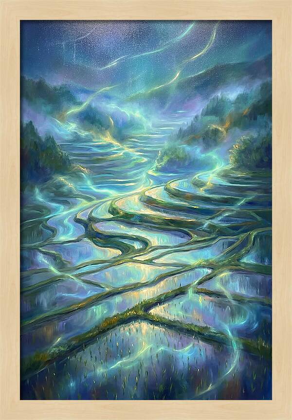 Rice Paddy Landscape