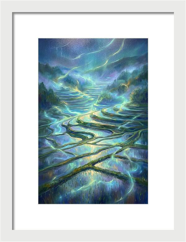 Rice Paddy Landscape