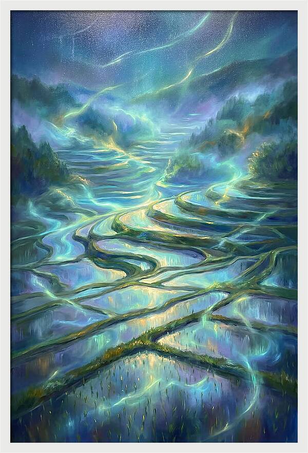Rice Paddy Landscape
