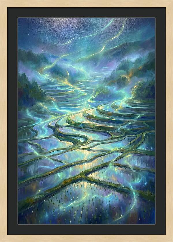 Rice Paddy Landscape
