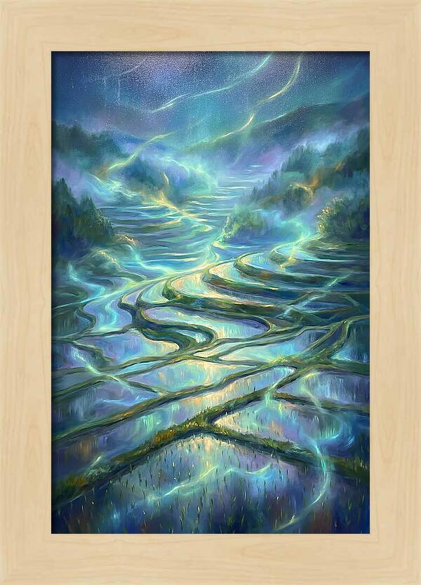 Rice Paddy Landscape