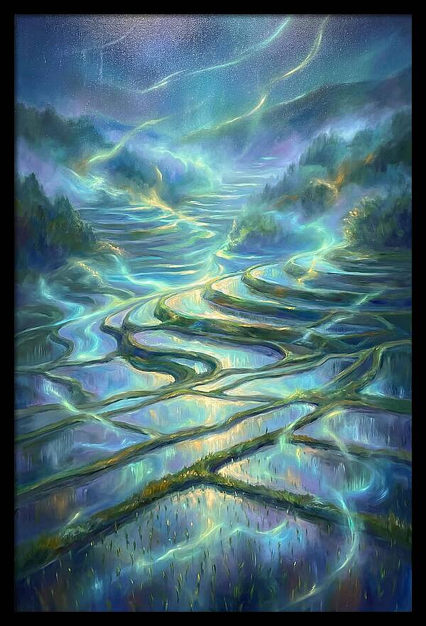 Rice Paddy Landscape