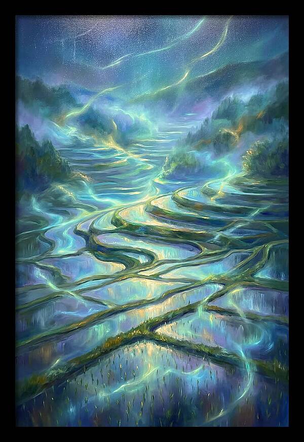Rice Paddy Landscape