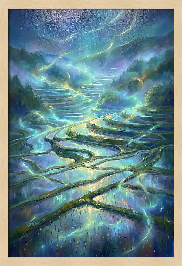 Rice Paddy Landscape