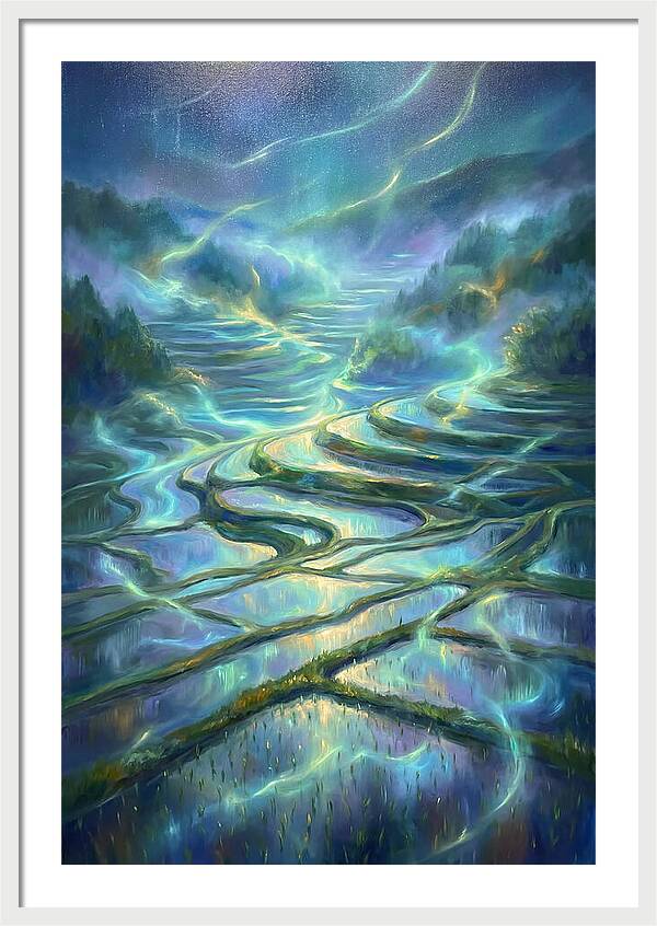 Rice Paddy Landscape