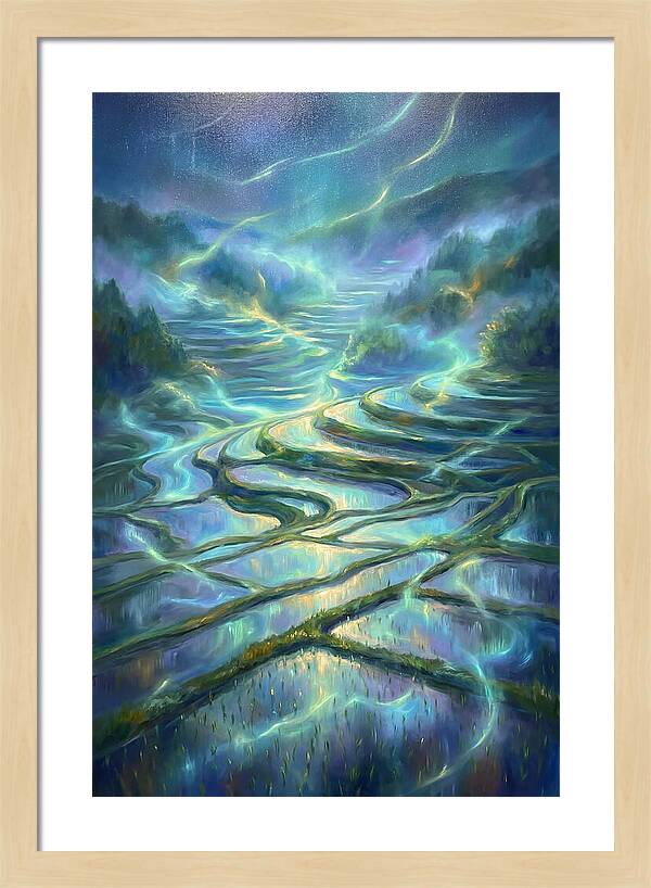 Rice Paddy Landscape