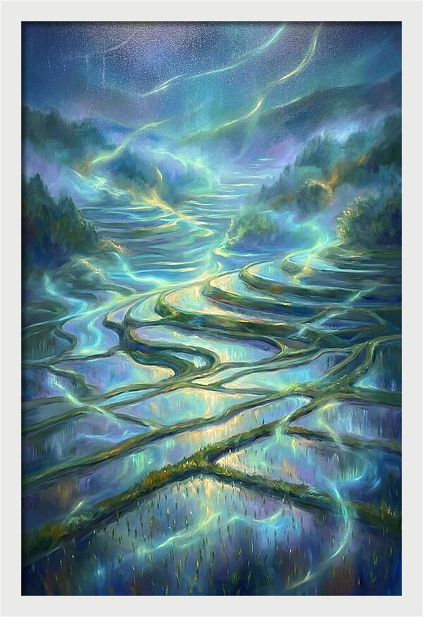 Rice Paddy Landscape