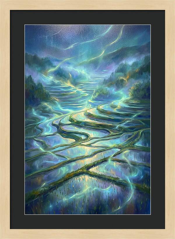 Rice Paddy Landscape