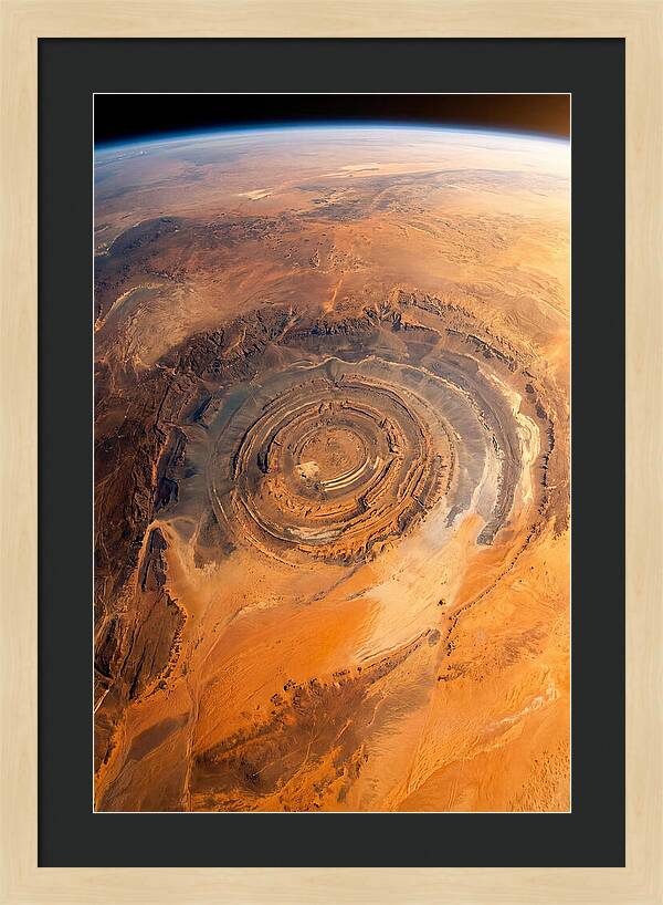 Richat Structure From Above