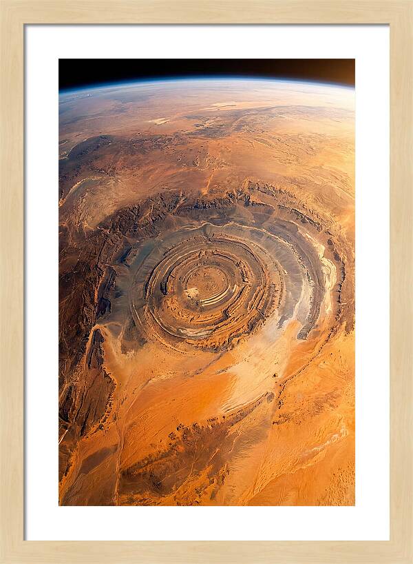 Richat Structure From Above