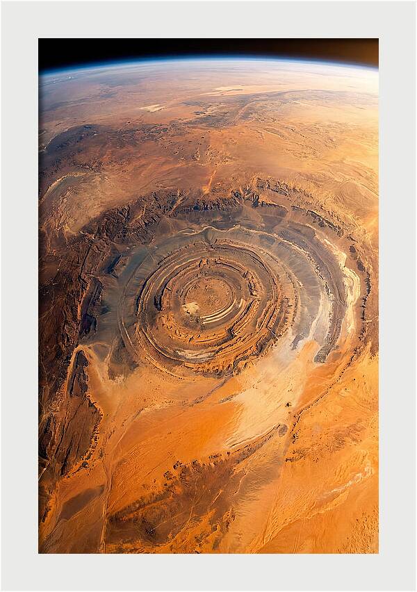 Richat Structure From Above