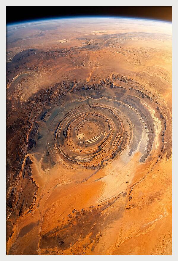 Richat Structure From Above