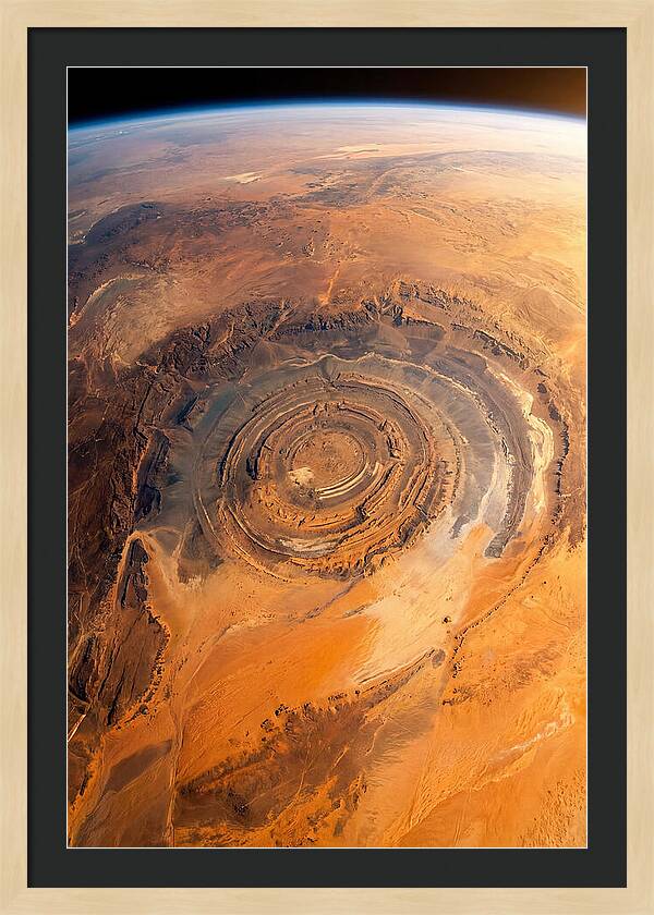 Richat Structure From Above