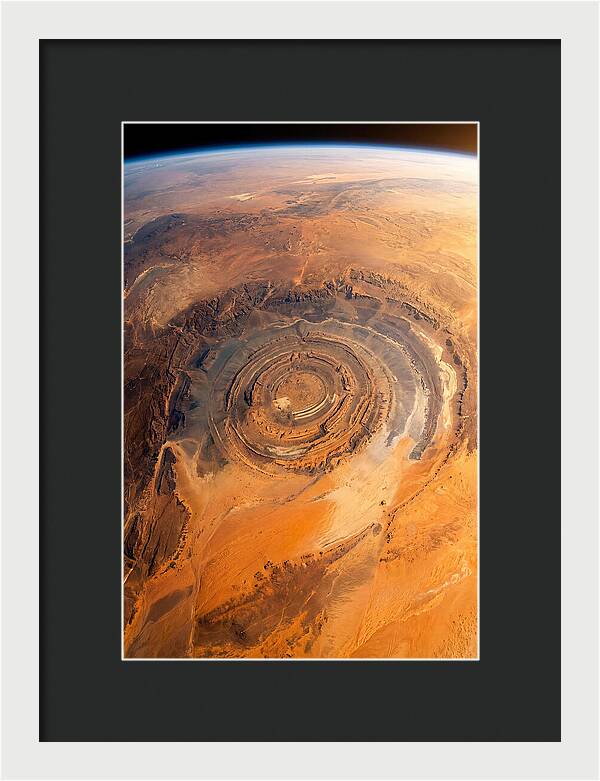 Richat Structure From Above