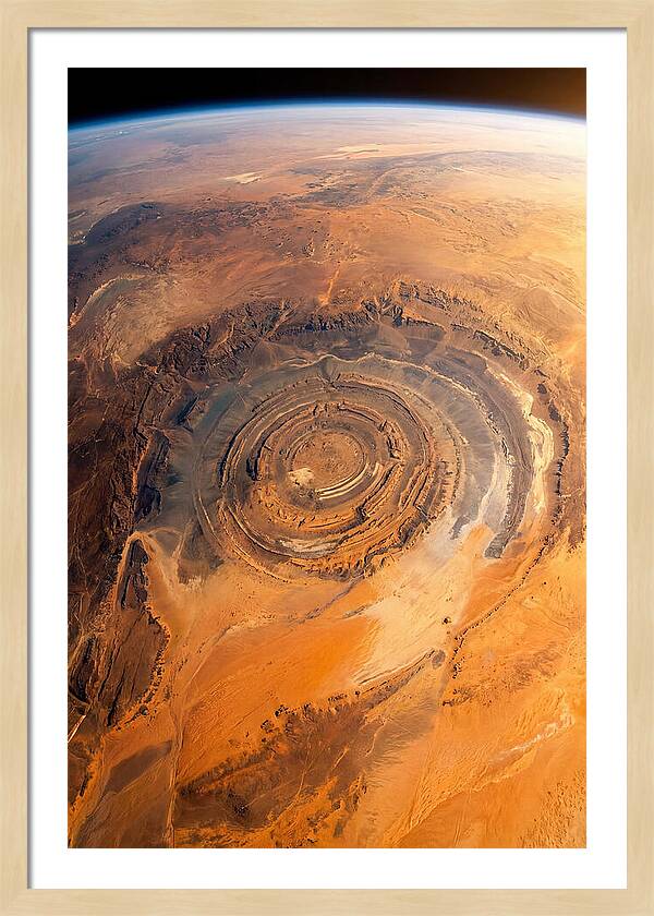 Richat Structure From Above