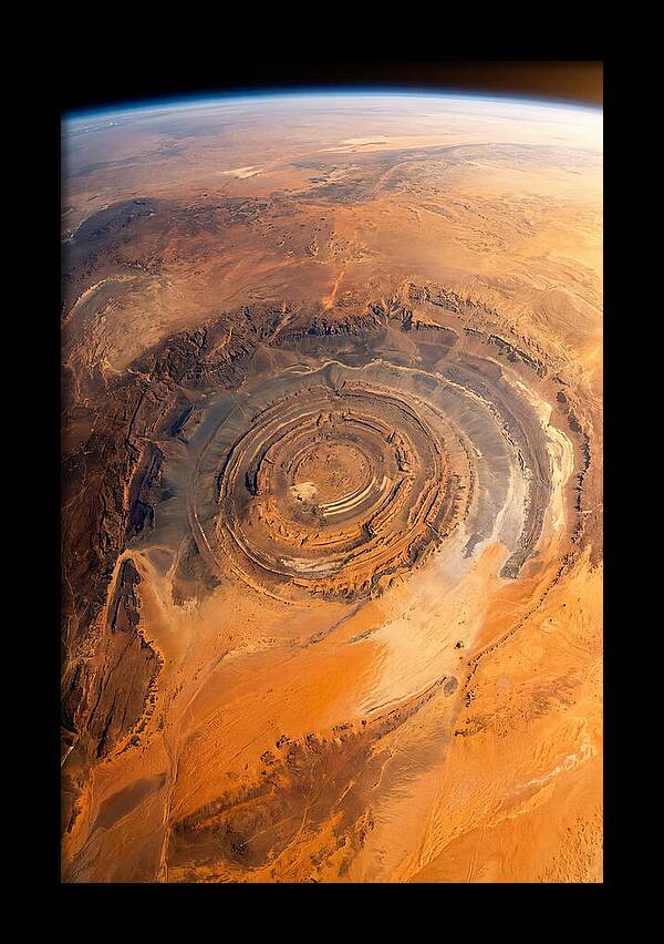 Richat Structure From Above