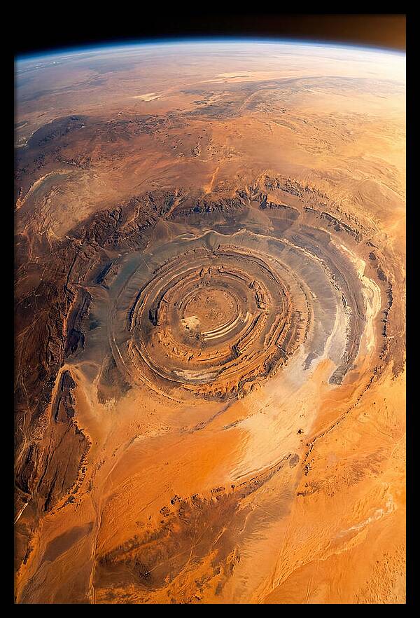 Richat Structure From Above