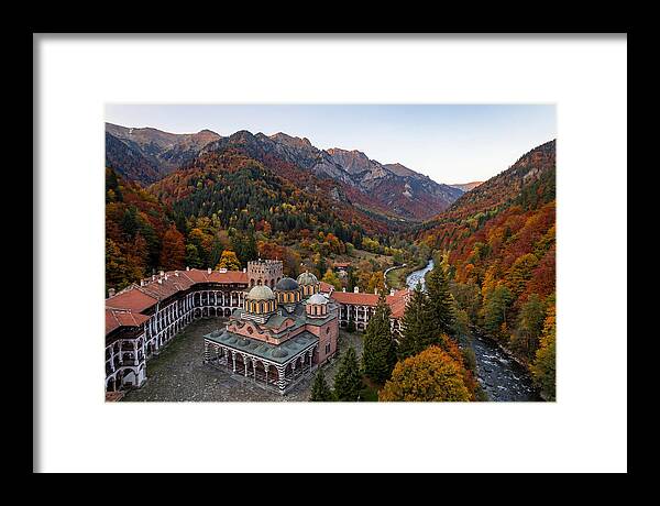 Rila Monastery Amidst Autumn Colors