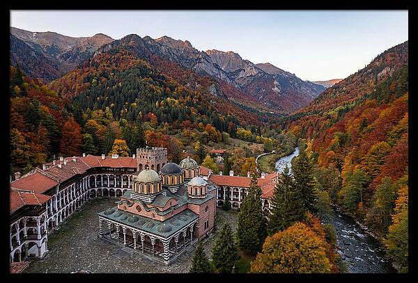 Rila Monastery Amidst Autumn Colors
