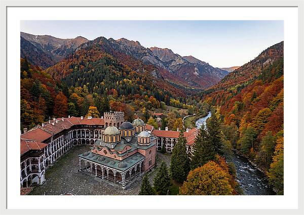 Rila Monastery Amidst Autumn Colors