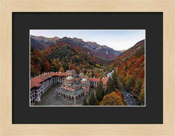 Rila Monastery Amidst Autumn Colors