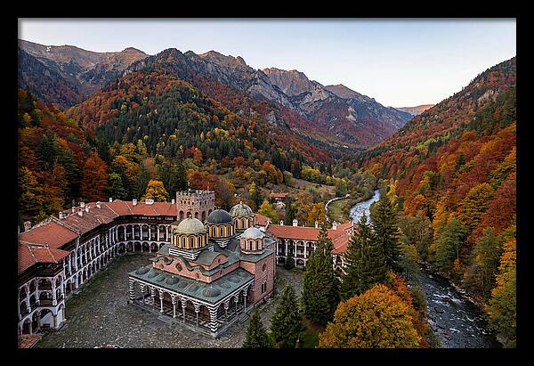 Rila Monastery Amidst Autumn Colors