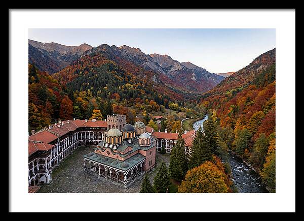 Rila Monastery Amidst Autumn Colors