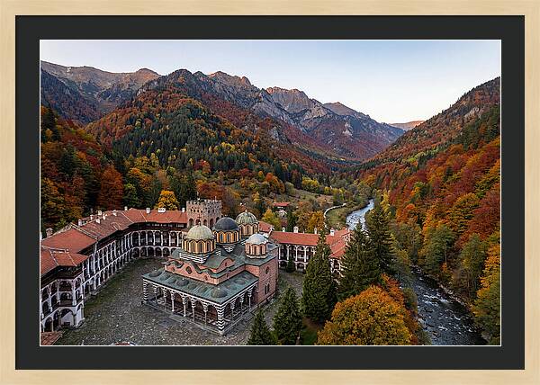 Rila Monastery Amidst Autumn Colors