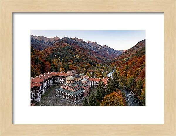 Rila Monastery Amidst Autumn Colors