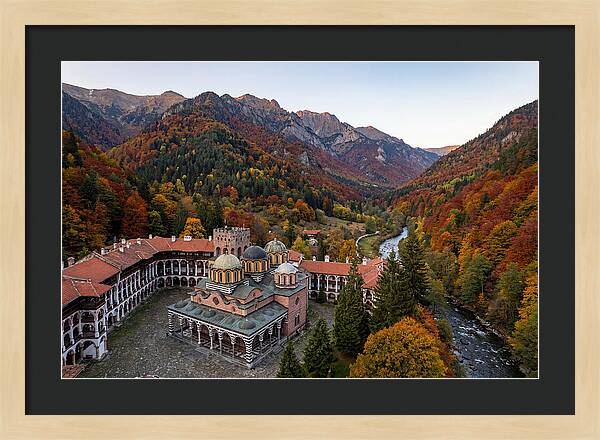 Rila Monastery Amidst Autumn Colors