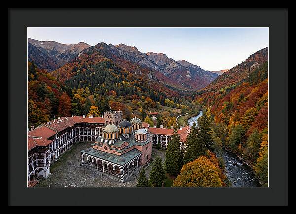 Rila Monastery Amidst Autumn Colors