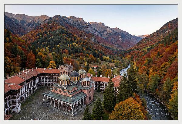 Rila Monastery Amidst Autumn Colors