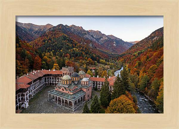 Rila Monastery Amidst Autumn Colors