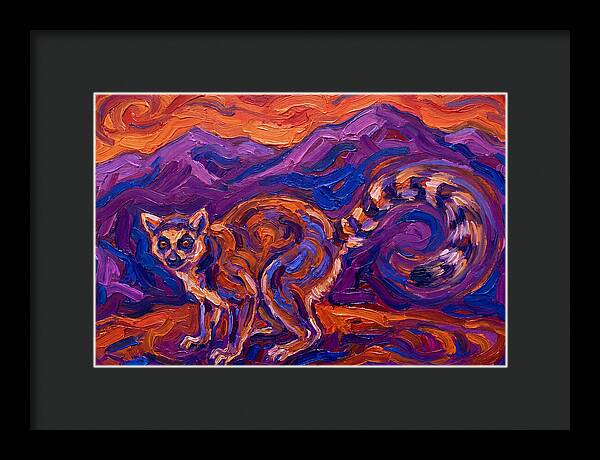 Ringtail In Vibrant Landscape