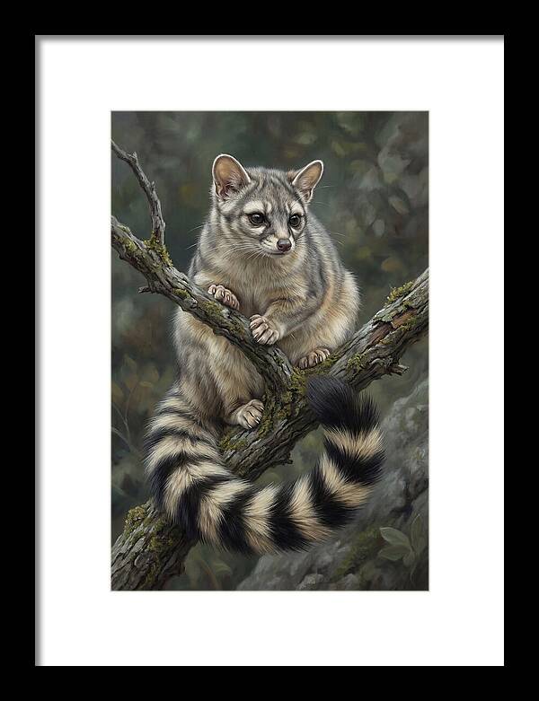 Ringtail On A Branch