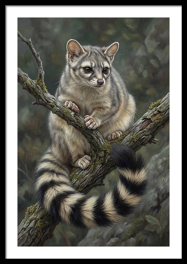Ringtail On A Branch