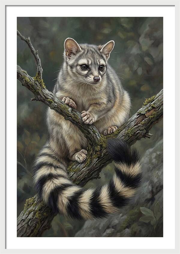 Ringtail On A Branch