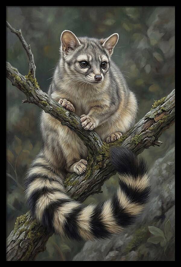 Ringtail On A Branch