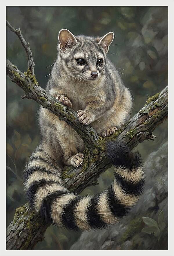 Ringtail On A Branch