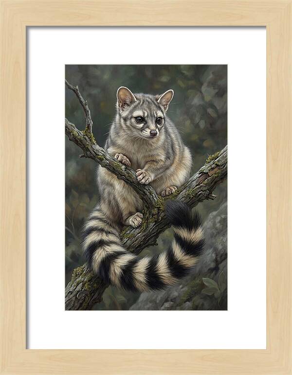 Ringtail On A Branch