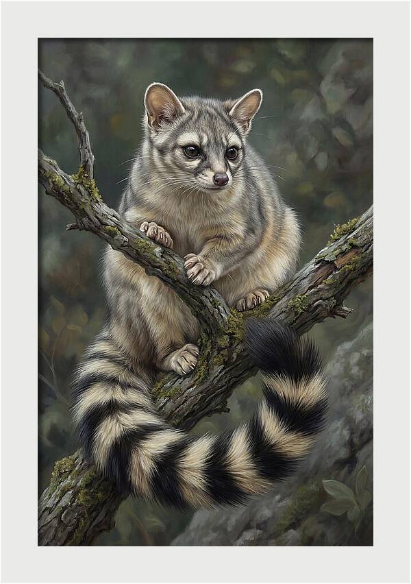 Ringtail On A Branch
