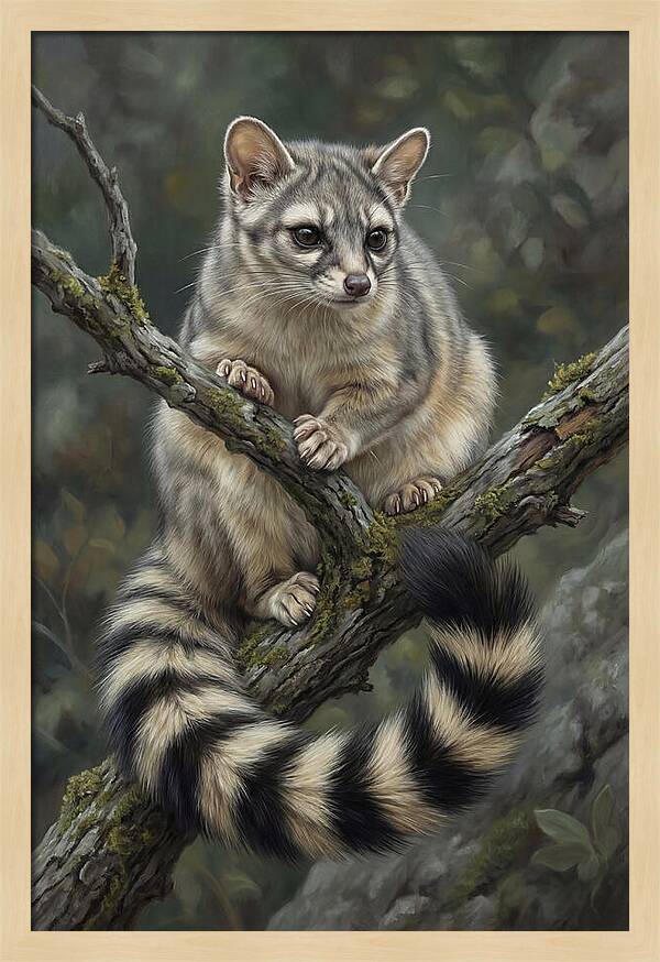 Ringtail On A Branch