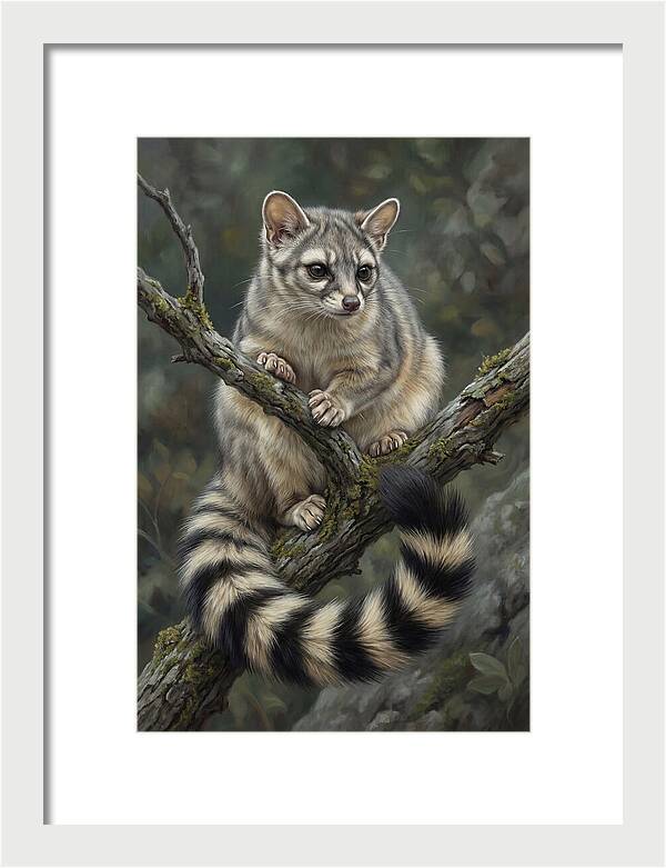 Ringtail On A Branch