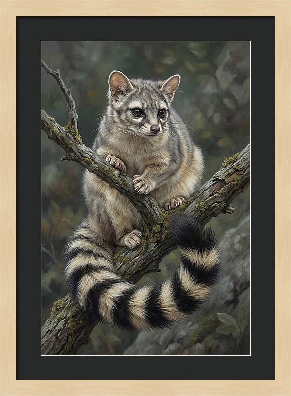 Ringtail On A Branch